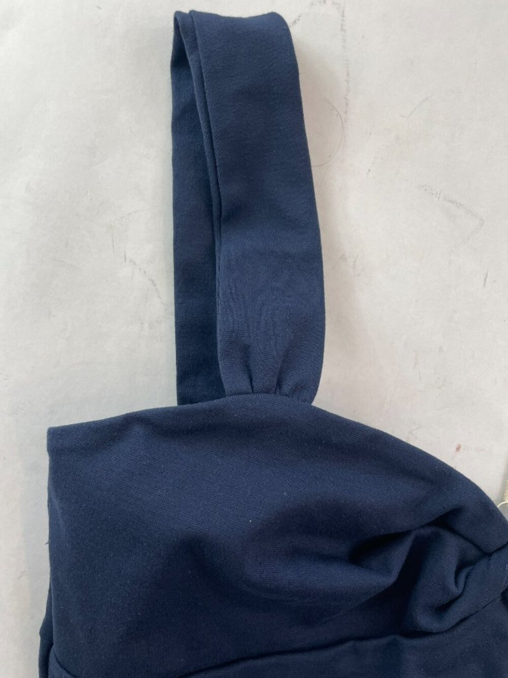 Altar'd State Navy Blue Sleeveless Crop Top Adj Straps Sweetheart Neck Sz M NWT - Picture 4 of 7